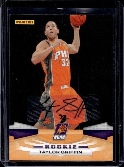 TAYLOR GRIFFIN 2009-10 PANINI AUTOGRAPH ROOKIE CARD