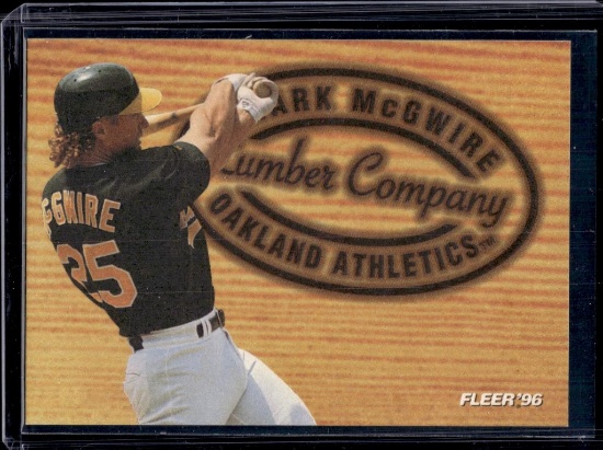MARK MCGWIRE 1996 FLEER LUMBER COMPANY INSERT