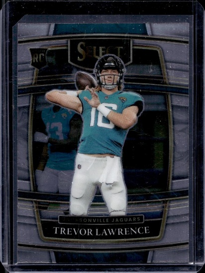 TREVOR LAWRENCE 2021 PANINI SELECT ROOKIE CARD