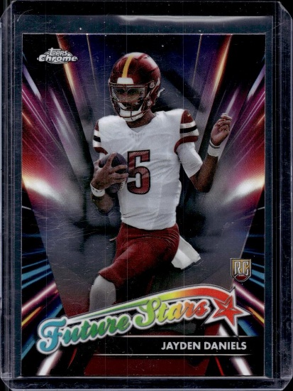 JAYDEN DANEILS 2024 TOPPS CHROME FUTURE STARS ROOKIE CARD