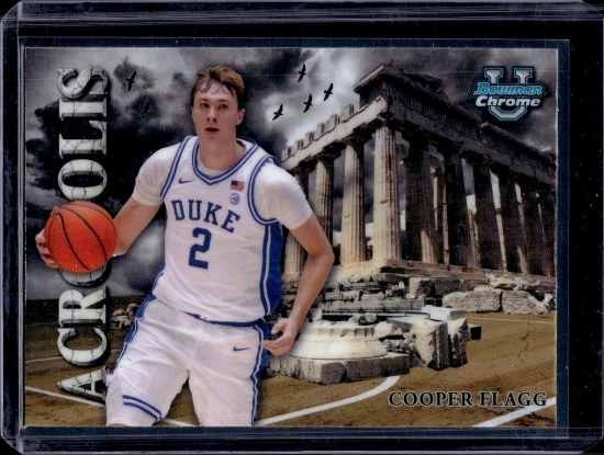 COOPER FLAGG 2024-25 BOWMAN CHROME U ACROPOLIS ROOKIE CARD