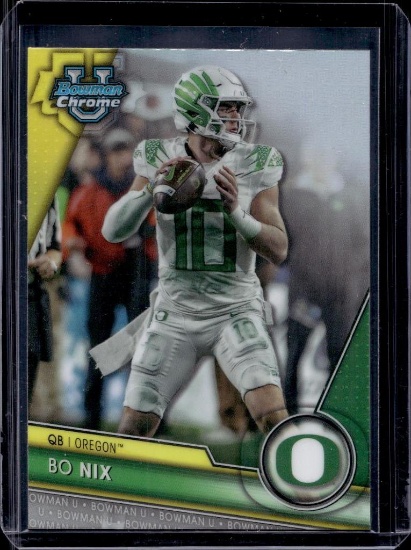 BO NIX 2023 BOWMAN CHROME U REFRACTOR ROOKIE CARD