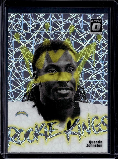 QUENTIN JOHNSON 2023 PANINI OPTIC LAZER PRIZM ROOKIE KINGS CASE HIT SP