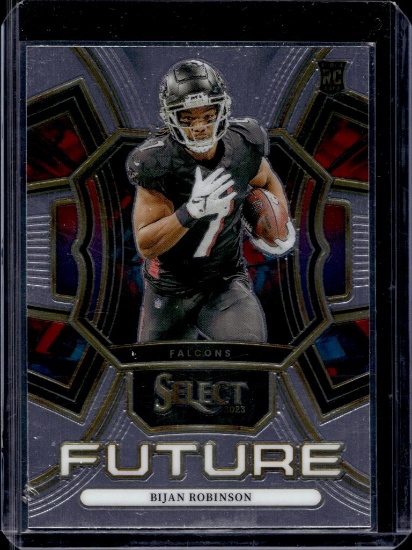 BIJAN ROBINSON 2023 PANINI SELECT FUTURES ROOKIE CARD