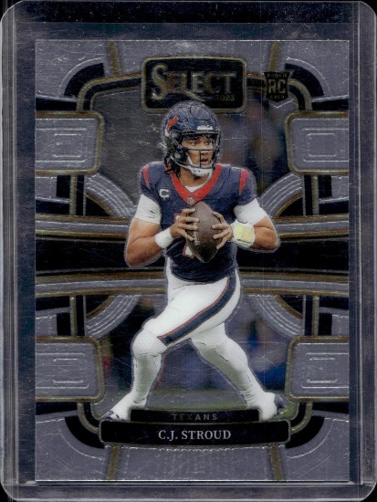 C.J. STROUD 2023 PANINI SELECT ROOKIE CARD
