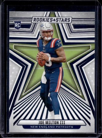JOE MILTON III 2024 PANINI ROOKIES & STARS ROOKIE CARD