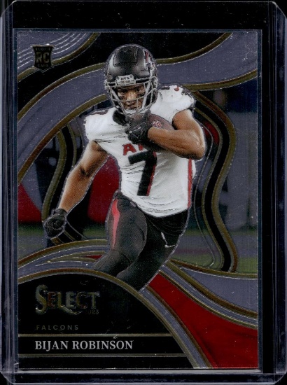 BIJAN ROBINSON 2023 PANINI SELECT ROOKIE CARD