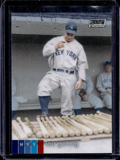 LOU GEHRIG 2020 STADIUM CLUB CHROME REFRACTOR SP
