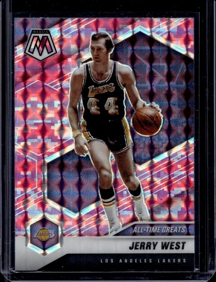 JERRY WEST 2020-21 PANINI MOSAIC PINK CAMO PRIZM