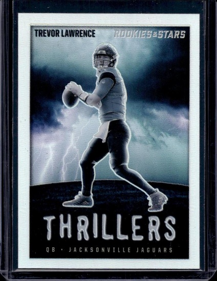 TREVOR LAWRENCE 2023 PANINI ROOKIES & STARS THRILLERS SILVER PRIZM