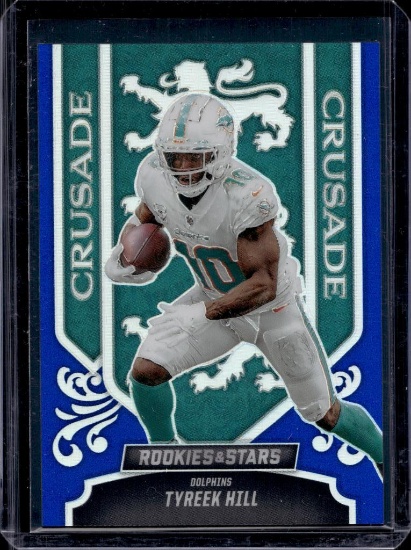 TYREEK HILL 2023 PANINI ROOKIES & STARS CRUSADE BLUE PRIZM