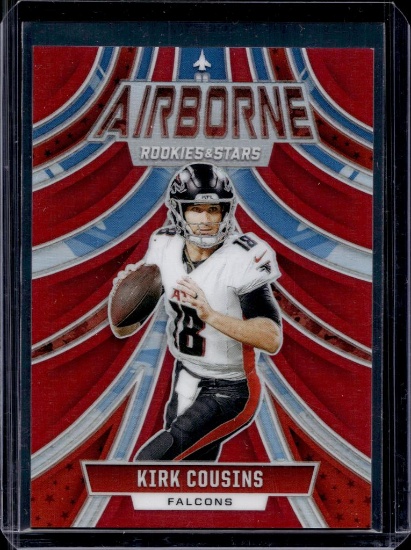 KIRK COUSINS 2024 PANINI ROOKIES & STARS AIRBORNW RED PRIZM