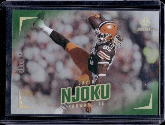 DAVID NJOKU 2024 PANINI LUMINANCE GREEN