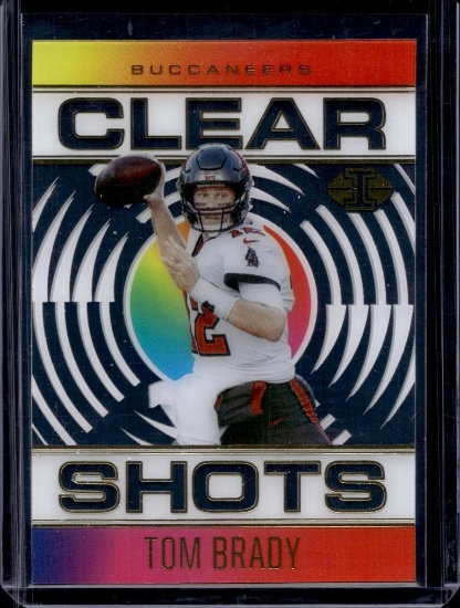 TOM BRADY 2021 PANINI ILLUSIONS CLEAR SHOTS INSERT