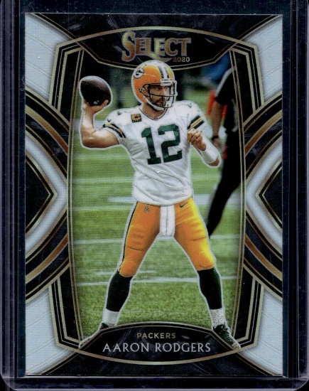 AARON RODGERS 2020 PANINI SELECT SI,VER PRIZM