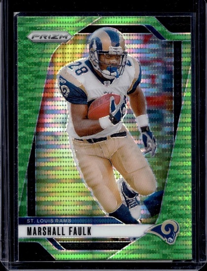 MARSHALL FAULK 2024 PANINI PRIZM NEON GREEN PRIZM