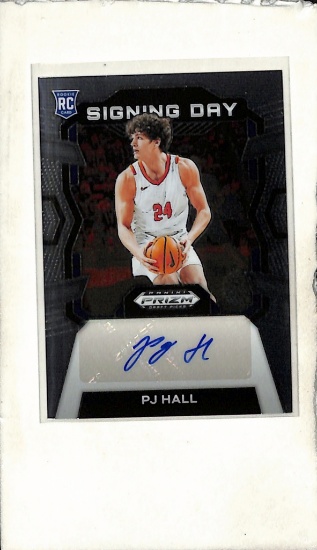 PJ HALL 2024 PANINI PRIZM DRAFT AUTOGRAPH ROOKIE CARD