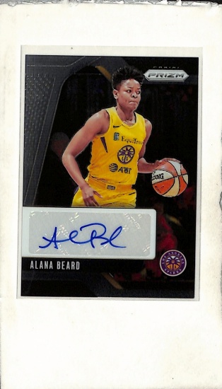 ALANA BEARD 2024 PANINI PRIZM WNBA AUTOGRAPH CARD