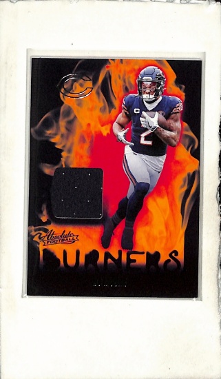 DJ MOORE 2024 PANINI ABSOLUTE GAME USED JERSEY CARD