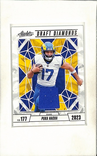 PUKA NACUA 2024 PANINI ABSOLUTE GAME USED JERSEY CARD