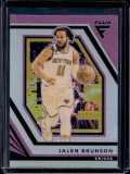 JALEN BRUNSON 2022-23 PANINI FLUX PURPLE PRIZM