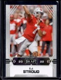 C.J. STROUD 2022 LEAF DRAFT NIL ROOKIE CARD