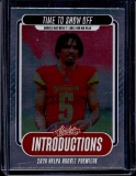 JAYDEN DANIELS 2024 PANINI ABSOLUTE INTRODUCTIONS ROOKIE CARD