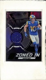 COOPER KUPP 2023 PANINI ZENITH GAME USED JERSEY CARD