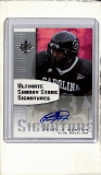 SYVELLE NEWTON 2007 UPPER DECK ULTIMATE AUTOGRAPH ROOKIE CARD