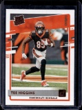 TEE HIGGINS 2020 DONRUSS CANVAS VARIATION ROOKIE CARD