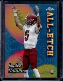 JAYDEN DANIELS 2024 TOPPS CHROME ALL-ETCH ROOKIE CARD