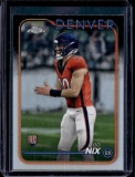 BO NIX 2024 TOPPS CHROME REFRACTOR ROOKIE CARD