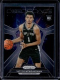 VICTOR WEMBANYAMA 2023-24 PANINI PRIZM DEEP SPACE ROOKIE CARD