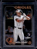 JACKSON HOLLIDAY 2024 TOPPS CHROME ROOKIE CARD