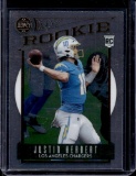JUSTIN HERBERT 2020 PANINI LEGACY CHROME ROOKIE CARD