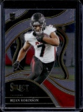 BIJAN ROBINSON 2023 PANINI SELECT ROOKIE CARD
