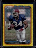 THURMAN THOMAS 2024 TOPPS CHROME YELLOW WAVE REFRACTOR SP