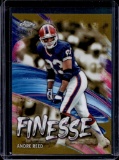 ANDRE REED 2024 TOPPS CHROME FINESSE GOLD REFRACTOR SP