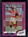 BROCK PURDY 2024 PANINI PRESTIGE YOUTH MOVEMENT PINK INSERT SP