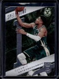 GIANNIS ANTETOKOUNMPO 2021-22 PANINI ELITE SPELLBOUND LETTER INSERT
