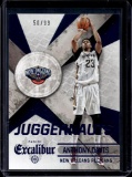 ANTHONY DAVIS 2014-15 PANINI EXCALIBUR JUGGERNAUTS PURPLE