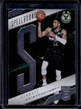GIANNIS ANTETOKOUNMPO 2021-22 PANINI ELITE SPELLBOUND LETTER 