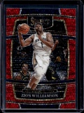 ZION WILLIAMSON 2021-22 PANINI SELECT RED DISCO PRIZM