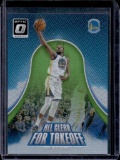KEVIN DURANT 2017-18 PANINI OPTIC ALL CLEAR FOR TAKEOFF SILVER PRIZM