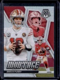 BROCK PURDY 2024 PANINI MOSAIC MONTAGE SILVER PRIZM