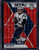 TOM BRADY 2020 PANINI MOSAIC MVP'S RED PRIZM