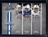 PEYTON MANNING EDGERRIN JAMES HARRISON 2005 ABSOLUTE TEAM TRIOS INSERT