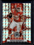 PATRICK MAHOMES 2022 PANINI MOSAIC SUPER BOWL MVP SILVER PRIZM