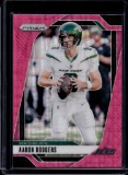 AARON RODGERS 2024 PANINI PRIZM PINK WAVE PRIZM