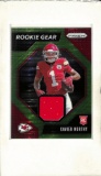 XAVIER WORTHY 2024 PANINI PRIZM NEON GREEN PRIZM JERSEY ROOKIE CARD